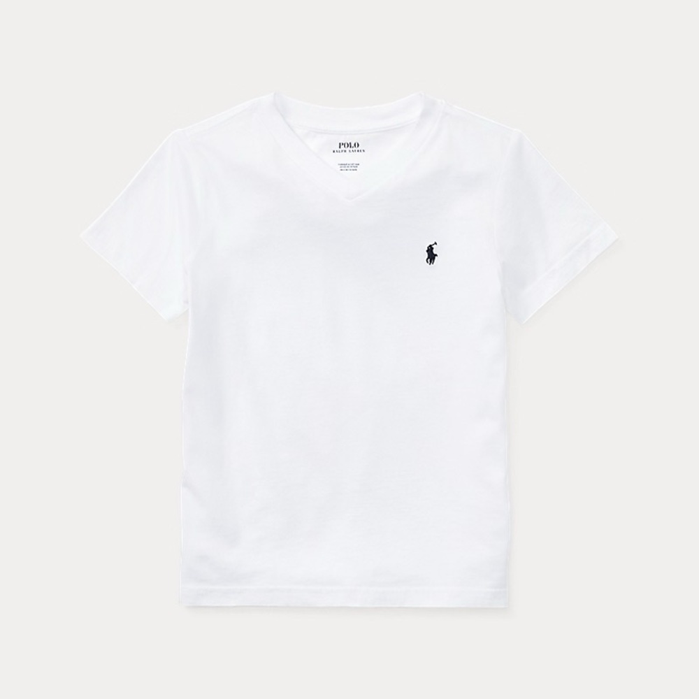 Polo by Ralph Lauren Kids White Tee with Logo